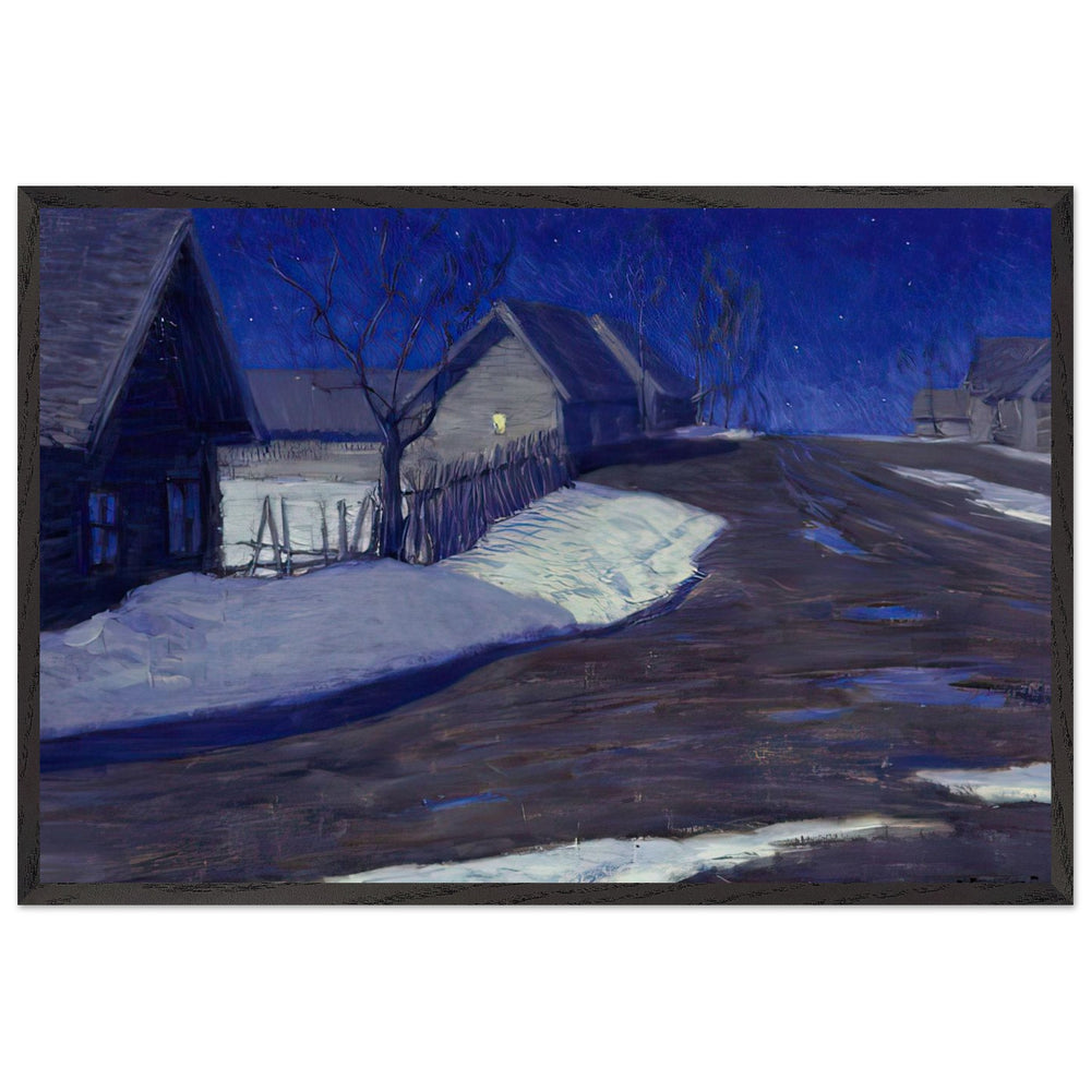 Мартовская Ночь by Vitold Byalynitsky-Birulya, framed poster