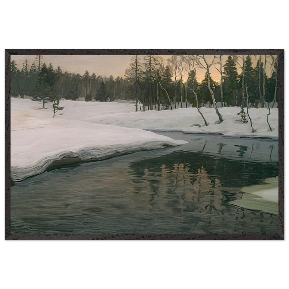 Мартовские Сумерки by Vitold Byalynitsky-Birulya, framed poster