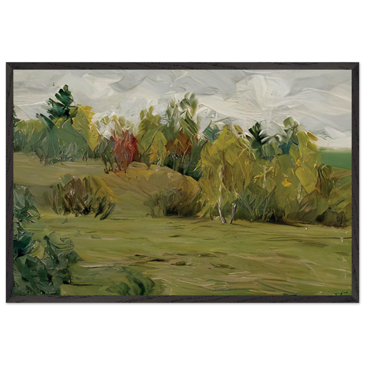 Пейзаж by Vitold Byalynitsky-Birulya, framed poster