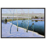 Ранняя Весна by Vitold Byalynitsky-Birulya, framed poster