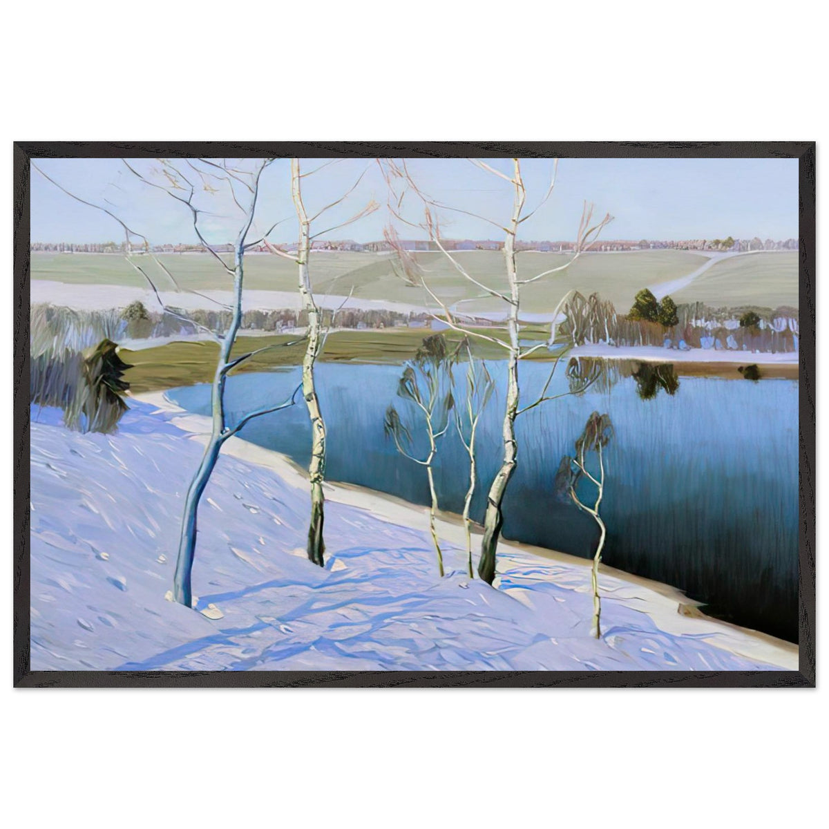 Ранняя Весна by Vitold Byalynitsky-Birulya, framed poster