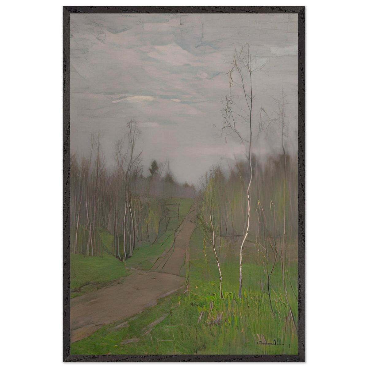 Сумерки Юного Мая by Vitold Byalynitsky-Birulya, framed poster
