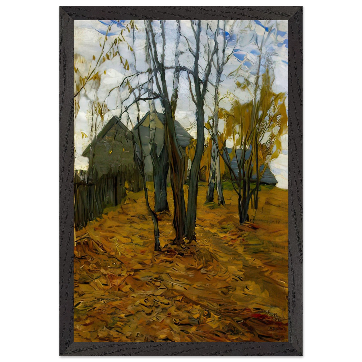 Осенний пейзаж by Vitold Byalynitsky-Birulya, framed poster, view 2