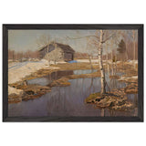 Талые Воды. Чайка. Этюд by Vitold Byalynitsky-Birulya, framed poster, view 2