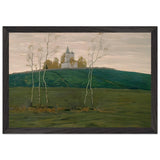Тихая Осень by Vitold Byalynitsky-Birulya, framed poster, view 2