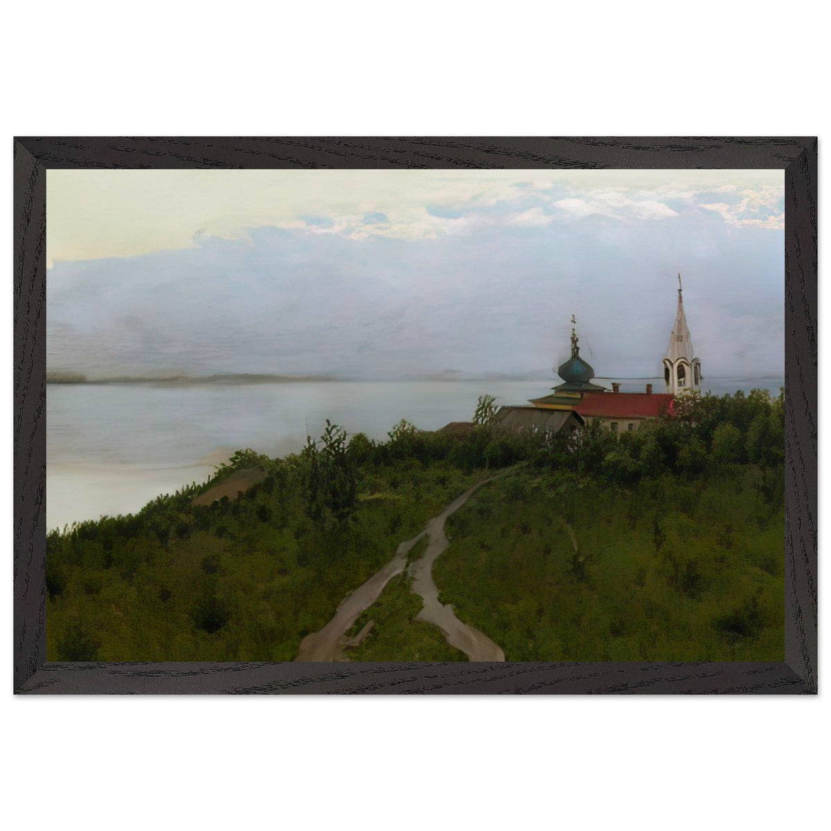 Тишина by Vitold Byalynitsky-Birulya, framed poster, view 2