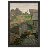 У Мельницы by Vitold Byalynitsky-Birulya, framed poster, view 2