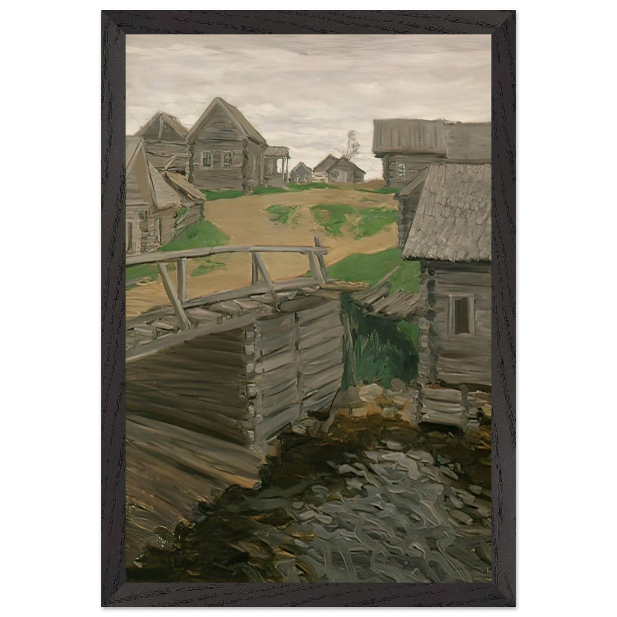 У Мельницы by Vitold Byalynitsky-Birulya, framed poster, view 2