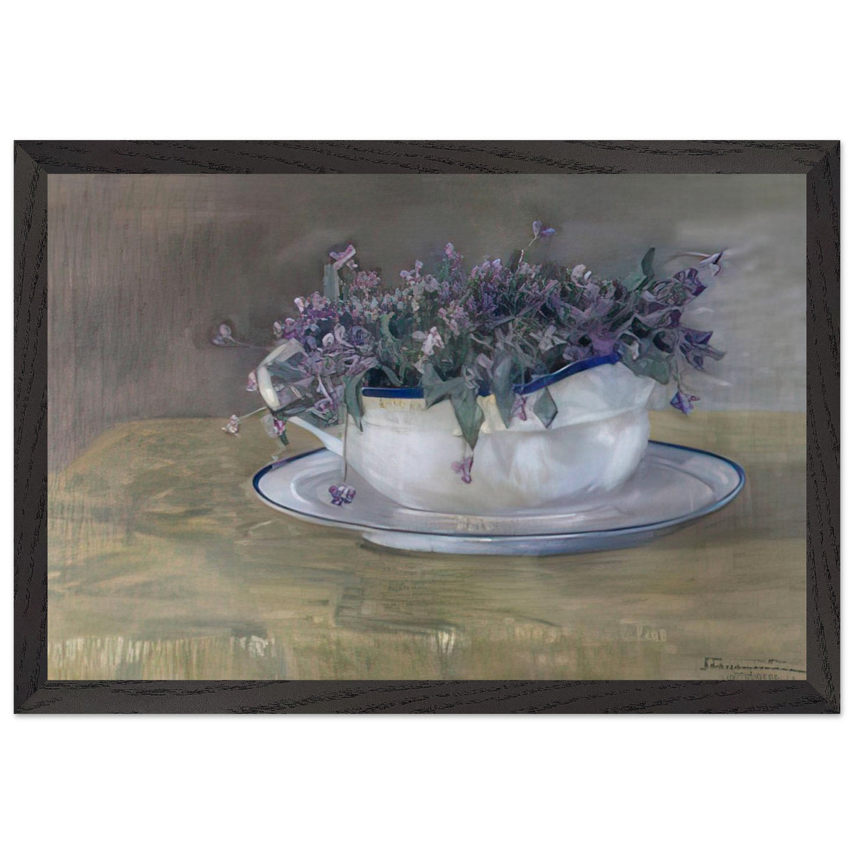 Фиалки by Vitold Byalynitsky-Birulya, framed poster, view 2