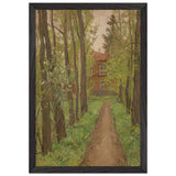 Клин. Дом П.И. Чайковского. Этюд by Vitold Byalynitsky-Birulya, framed poster, view 2