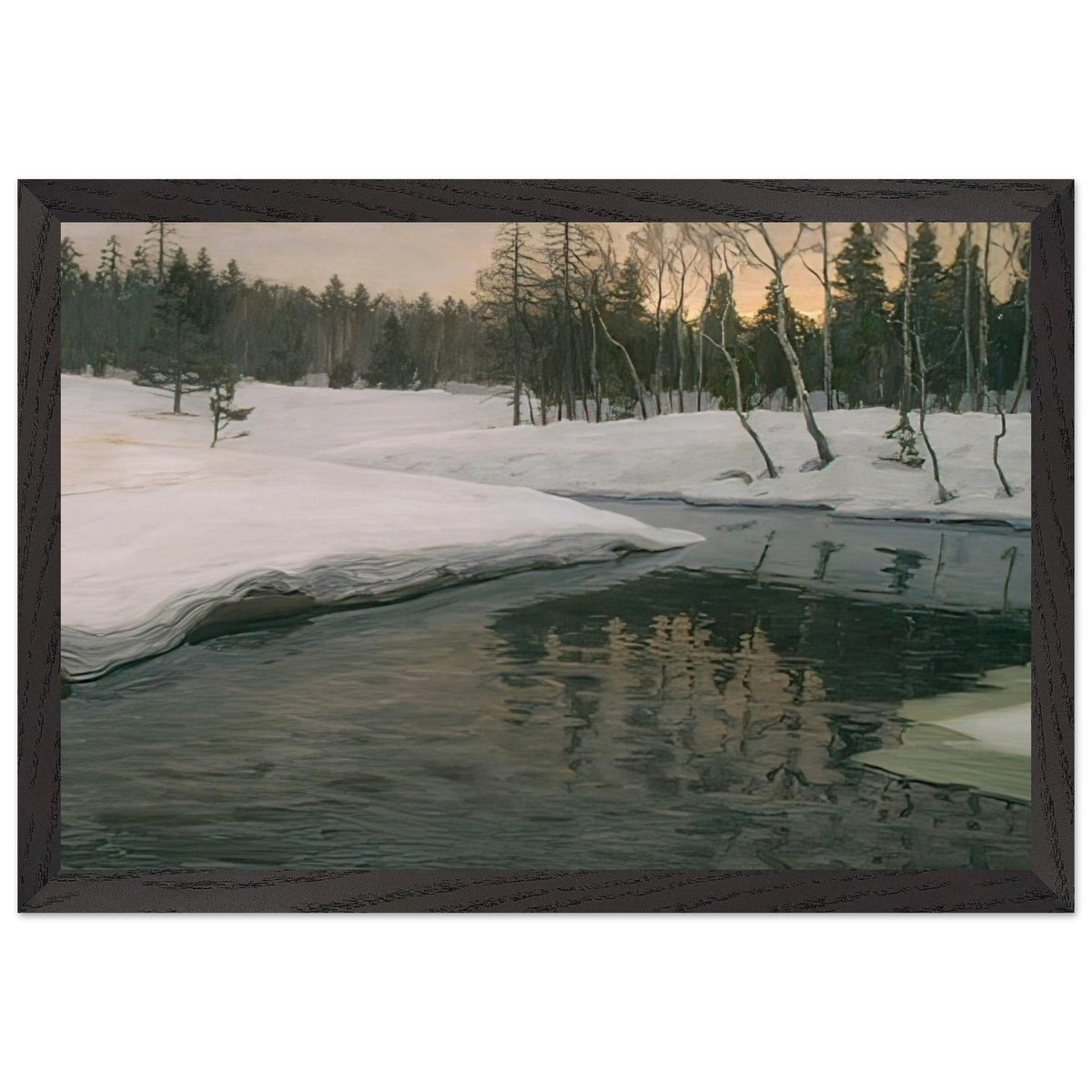 Мартовские Сумерки by Vitold Byalynitsky-Birulya, framed poster, view 2