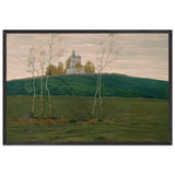 Тихая Осень by Vitold Byalynitsky-Birulya, framed poster