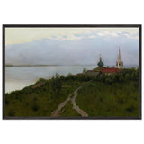 Тишина by Vitold Byalynitsky-Birulya, framed poster