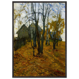 Осенний пейзаж by Vitold Byalynitsky-Birulya, framed poster, view 3