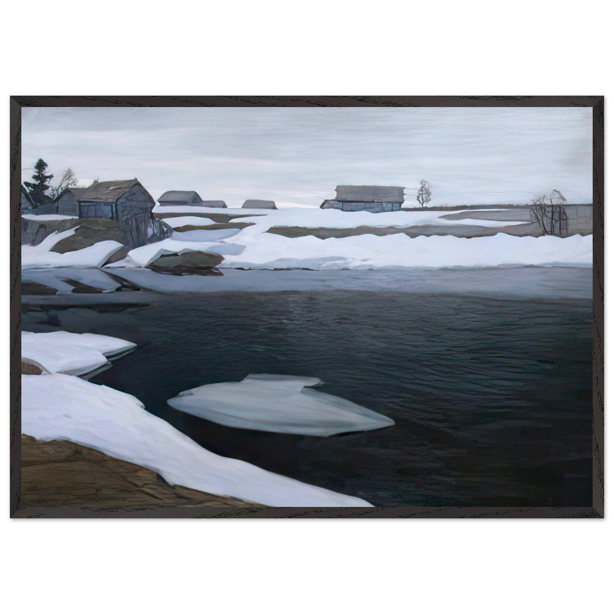 Половодье by Vitold Byalynitsky-Birulya, framed poster, view 3