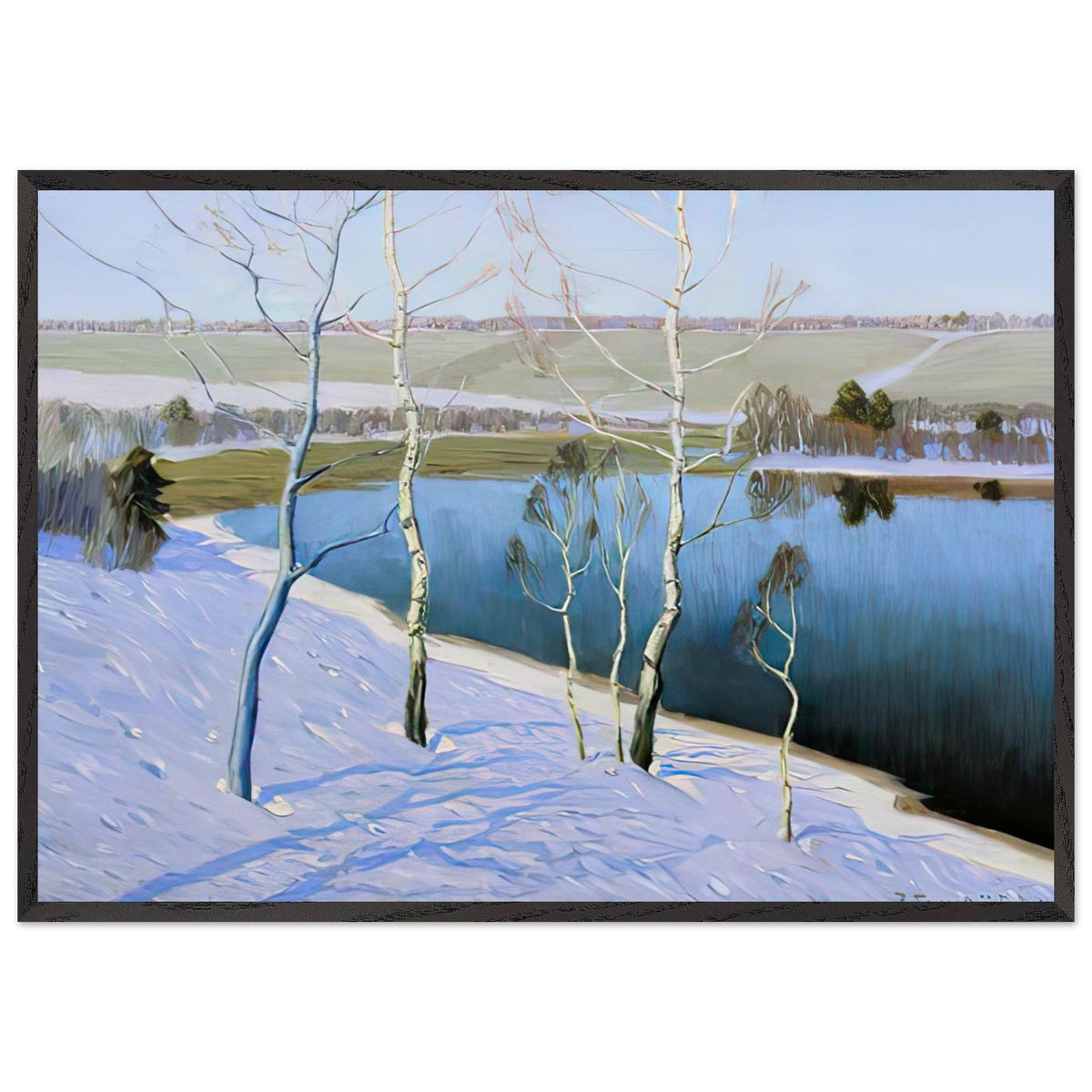 Ранняя Весна by Vitold Byalynitsky-Birulya, framed poster, view 3