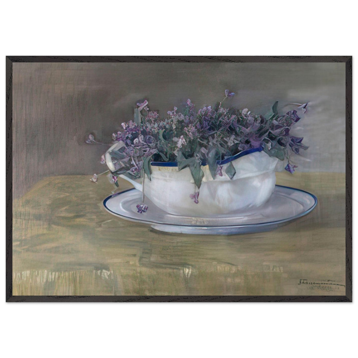 Фиалки by Vitold Byalynitsky-Birulya, framed poster, view 3