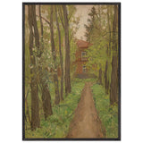 Клин. Дом П.И. Чайковского. Этюд by Vitold Byalynitsky-Birulya, framed poster, view 3
