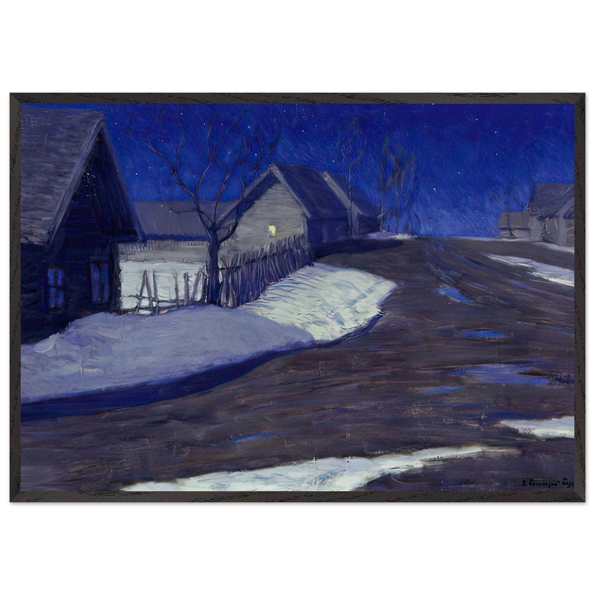 Мартовская Ночь by Vitold Byalynitsky-Birulya, framed poster, view 3