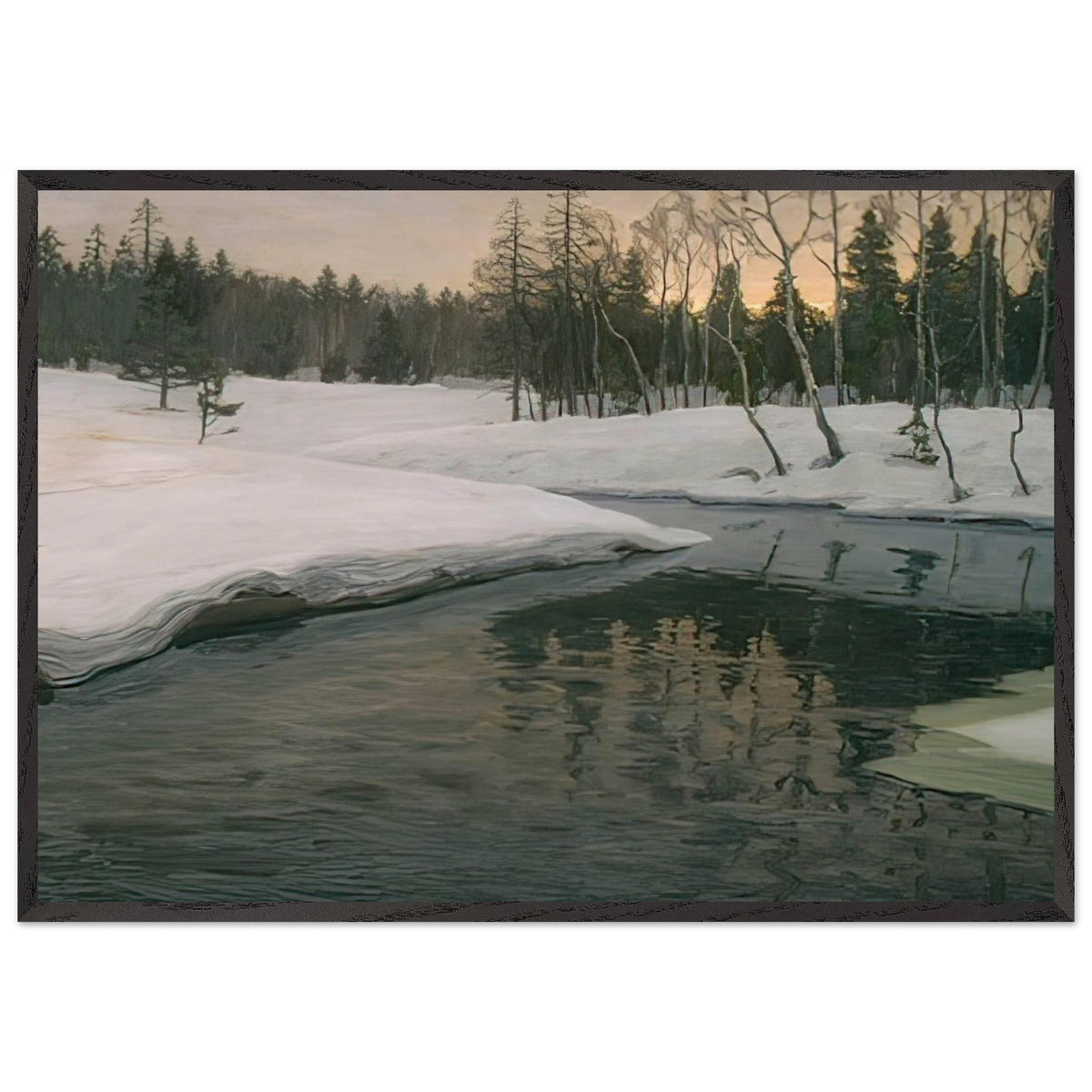 Мартовские Сумерки by Vitold Byalynitsky-Birulya, framed poster, view 3