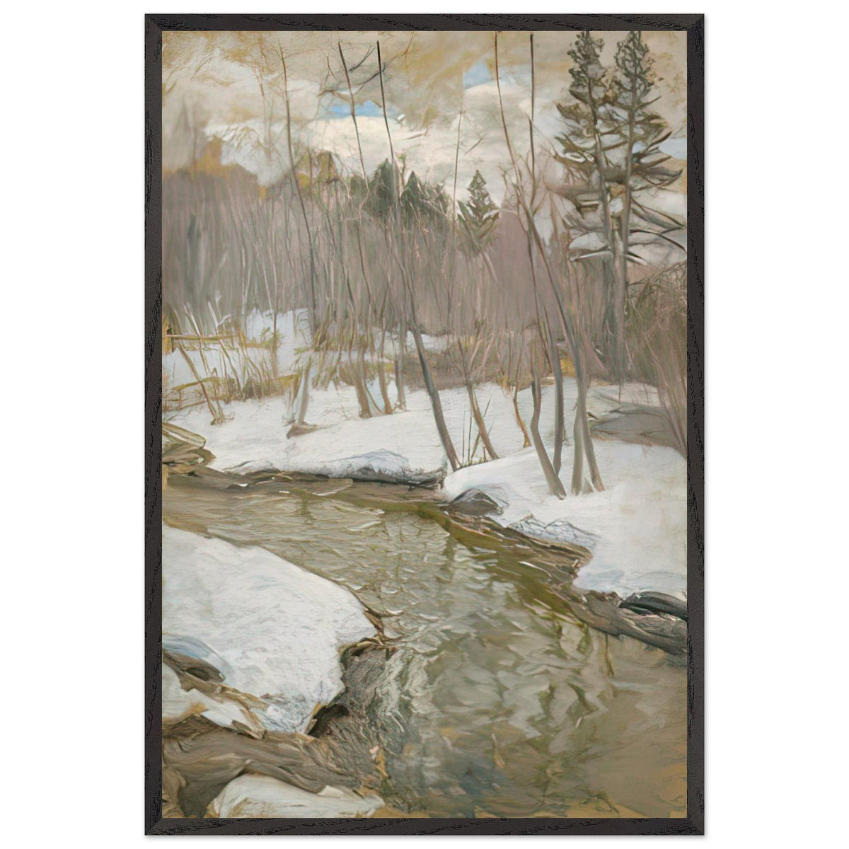 Весна Идет by Vitold Byalynitsky-Birulya, framed poster