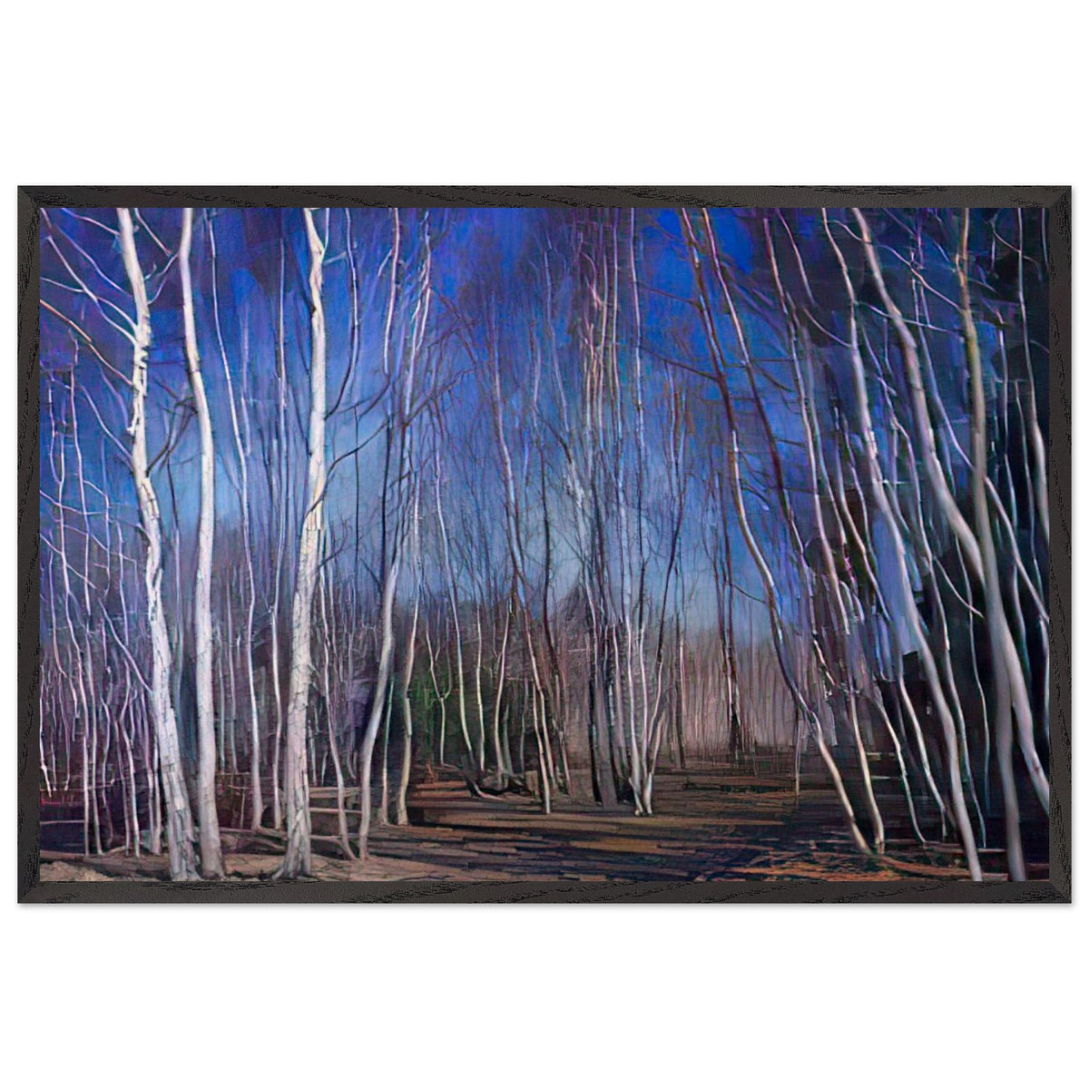 Голубая Весна by Vitold Byalynitsky-Birulya, framed poster