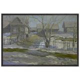 Март by Vitold Byalynitsky-Birulya, framed poster