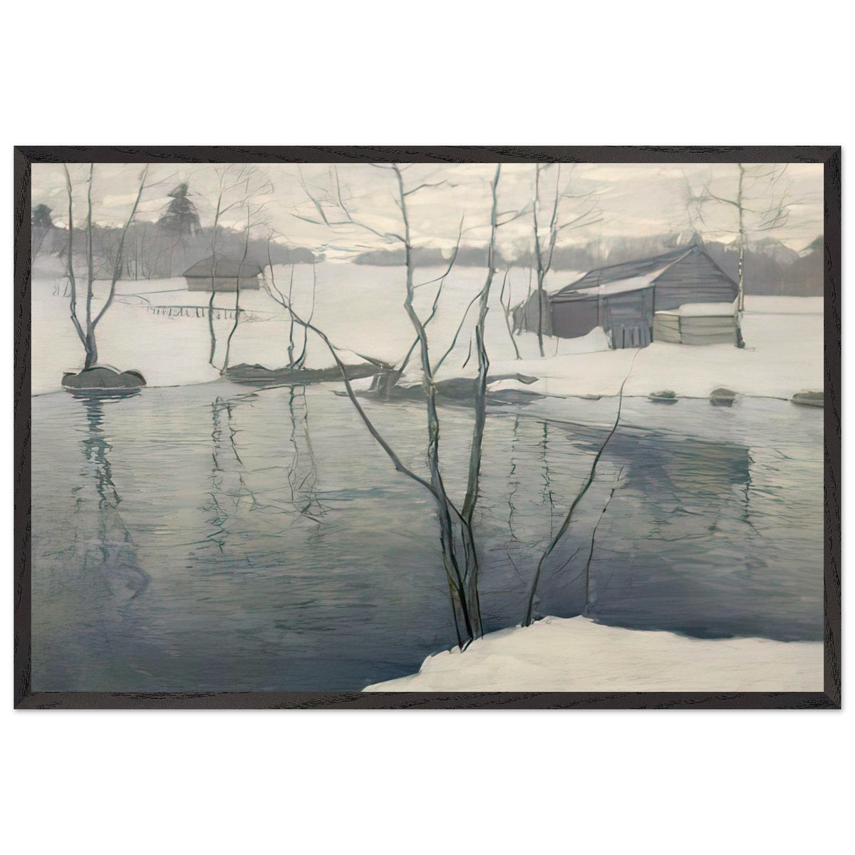 Весна идет by Vitold Byalynitsky-Birulya, framed poster