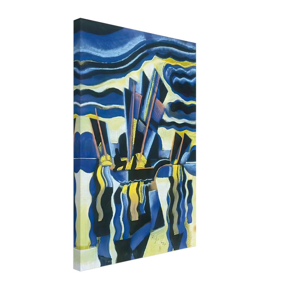 Vitorlások by Scheiber Hugó, canvas