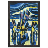 Vitorlások by Scheiber Hugó, framed poster, view 2