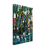 Vízparti Házak by Scheiber Hugó, canvas, view 2