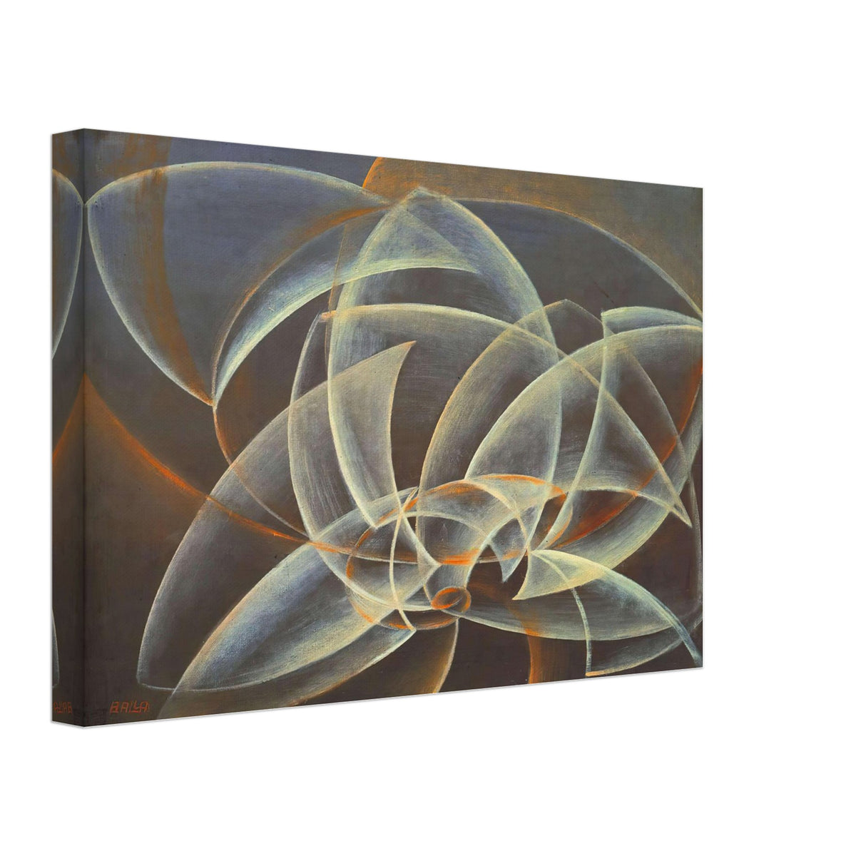 Vortex, space, form by Giacomo Balla, canvas, view 2