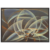 Vortex, space, form by Giacomo Balla, framed poster, view 3