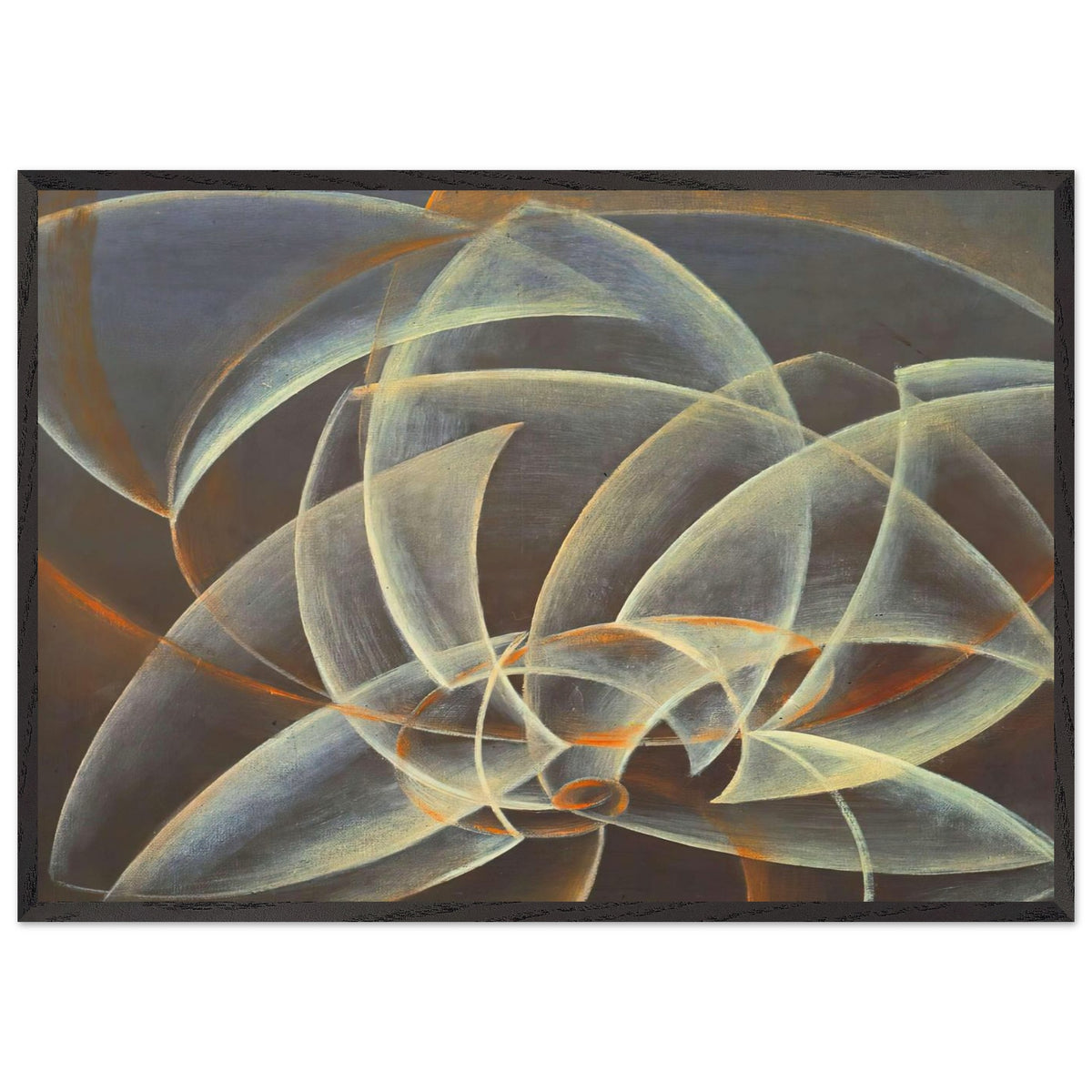 Vortex, space, form by Giacomo Balla, framed poster, view 3