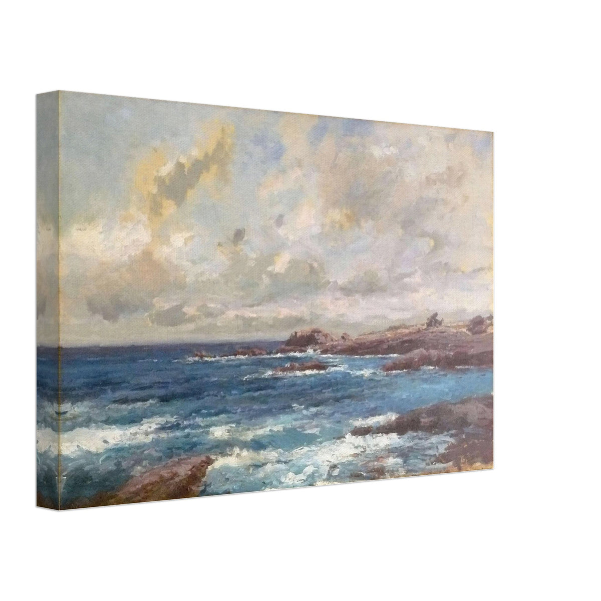 Vue présumée de Quiberon by Pierre-Jacques Pelletier, canvas, view 2