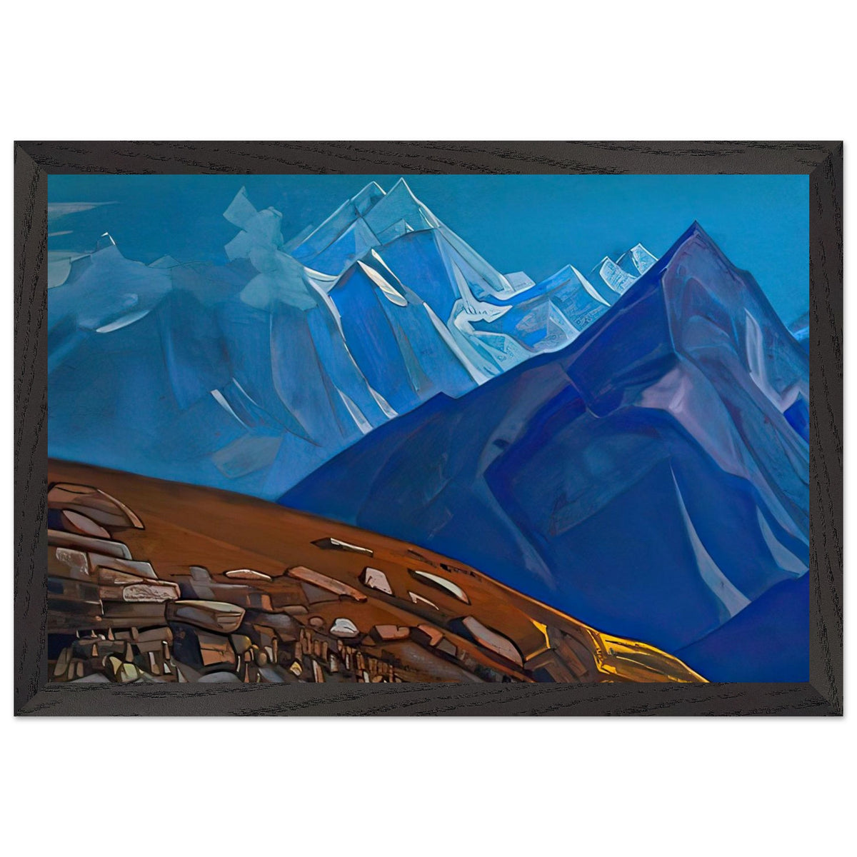 Vyas Kund by Nicholas Roerich, framed poster, view 2