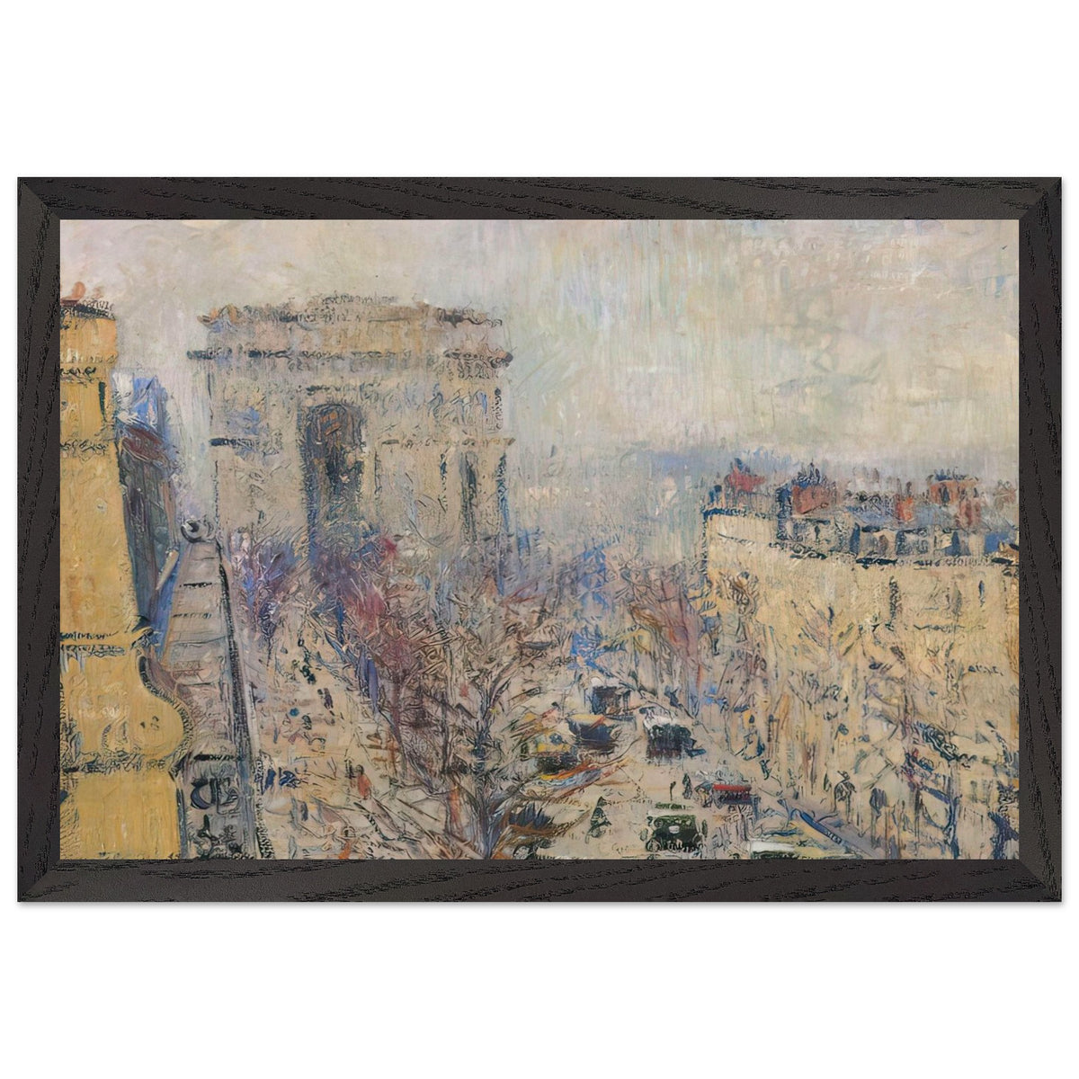 Wagram Avenue by Gustave Loiseau, framed poster, view 2
