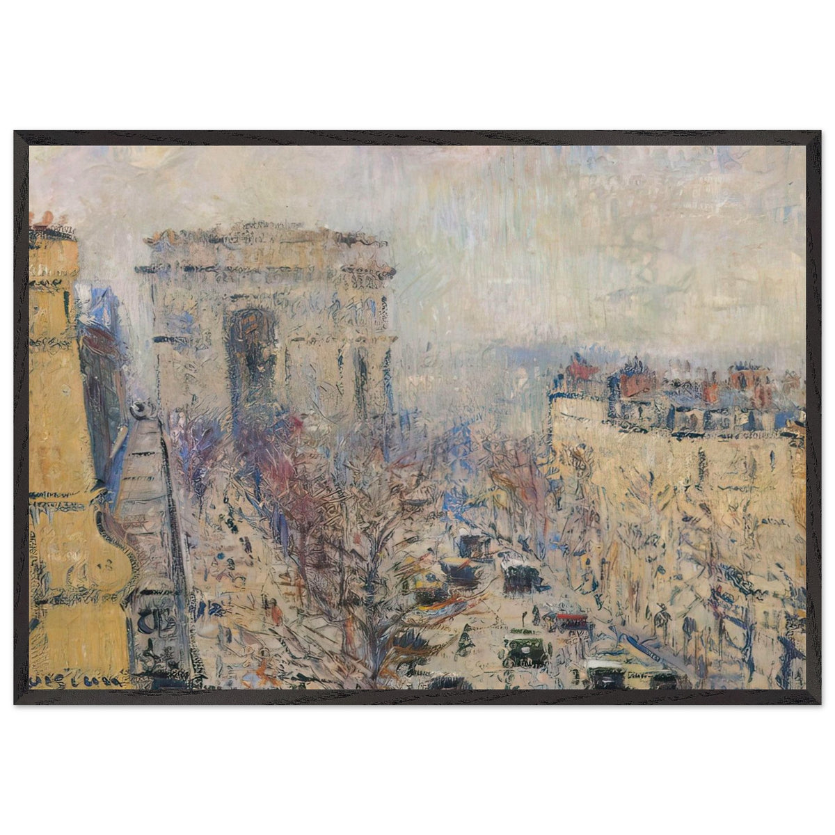 Wagram Avenue by Gustave Loiseau, framed poster, view 3