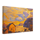 Wait by Nicholas Roerich, canvas, view 2