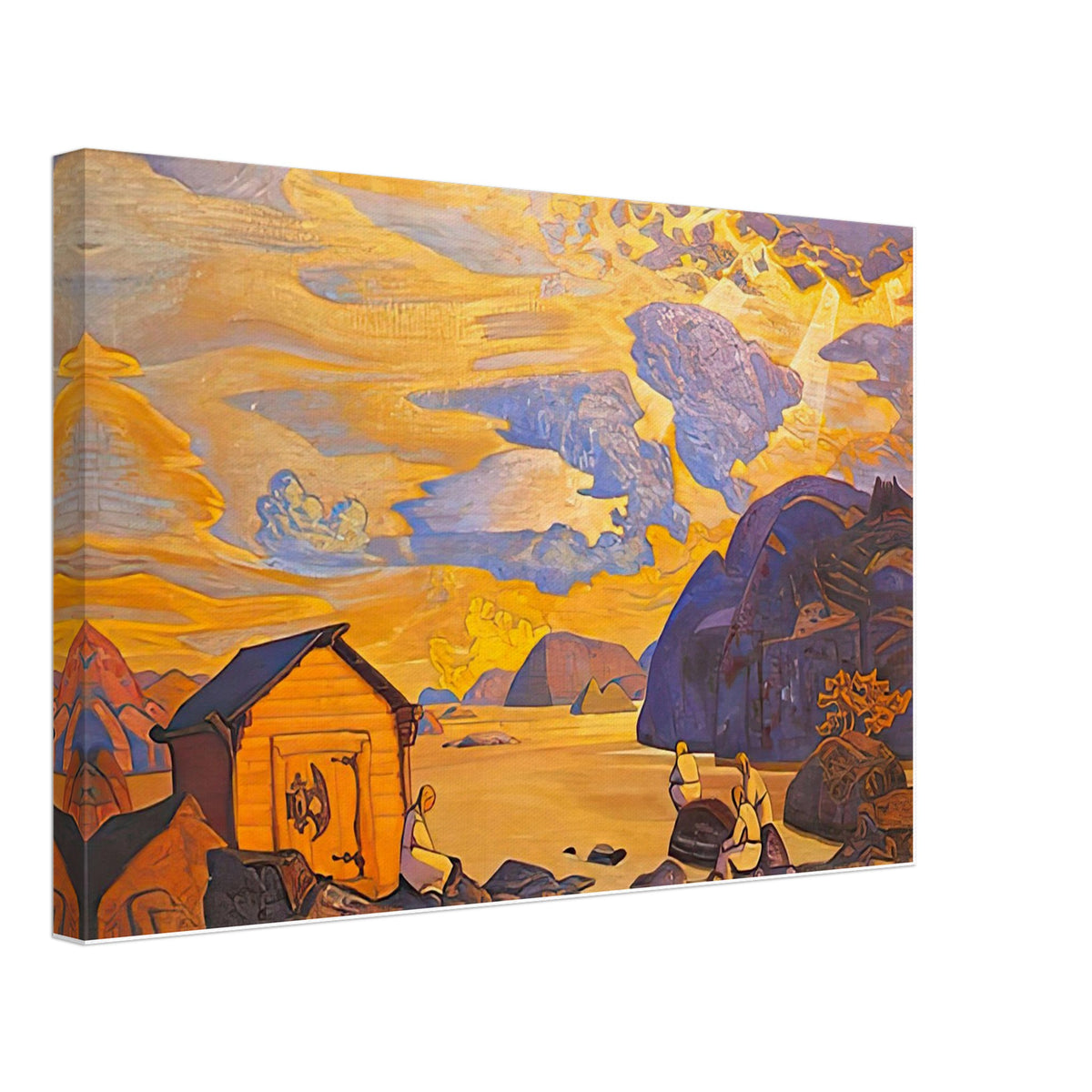 Wait by Nicholas Roerich, canvas
