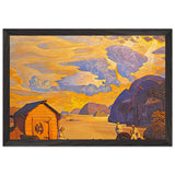Wait by Nicholas Roerich, framed poster, view 2