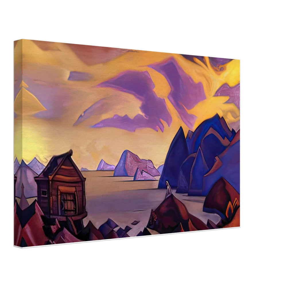 Waiting by Nicholas Roerich, canvas