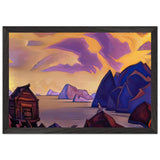 Waiting by Nicholas Roerich, framed poster, view 2