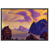 Waiting by Nicholas Roerich, framed poster