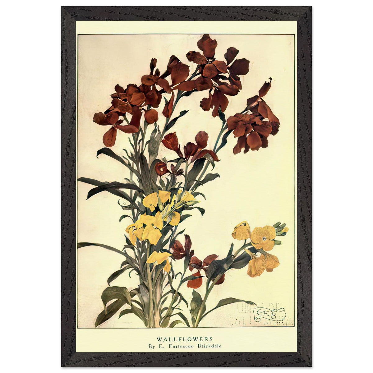 Wallflowers by Eleanor Fortescue-Brickdale, framed poster, view 2