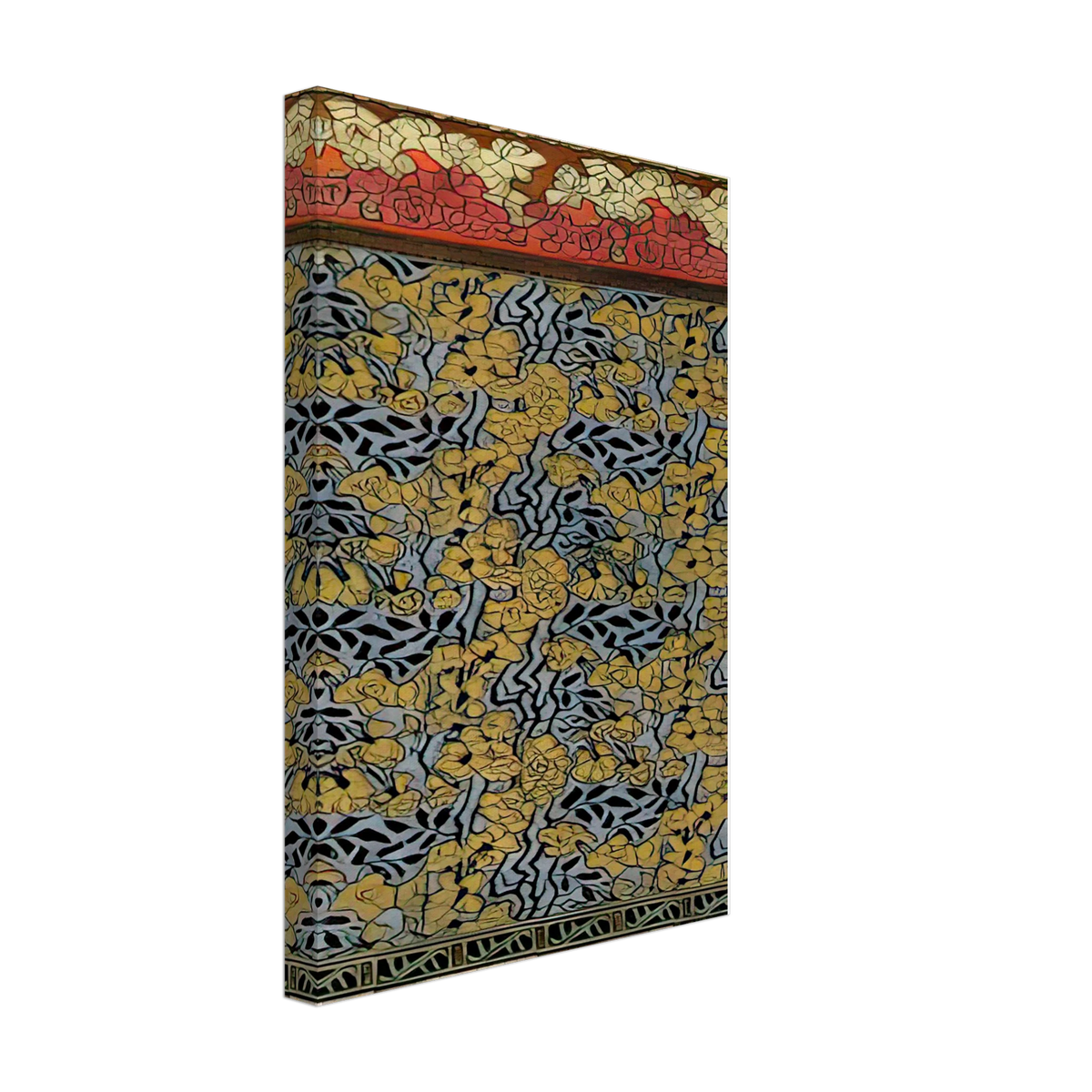 Wallpaper Design by Otto Eckmann, canvas, view 2