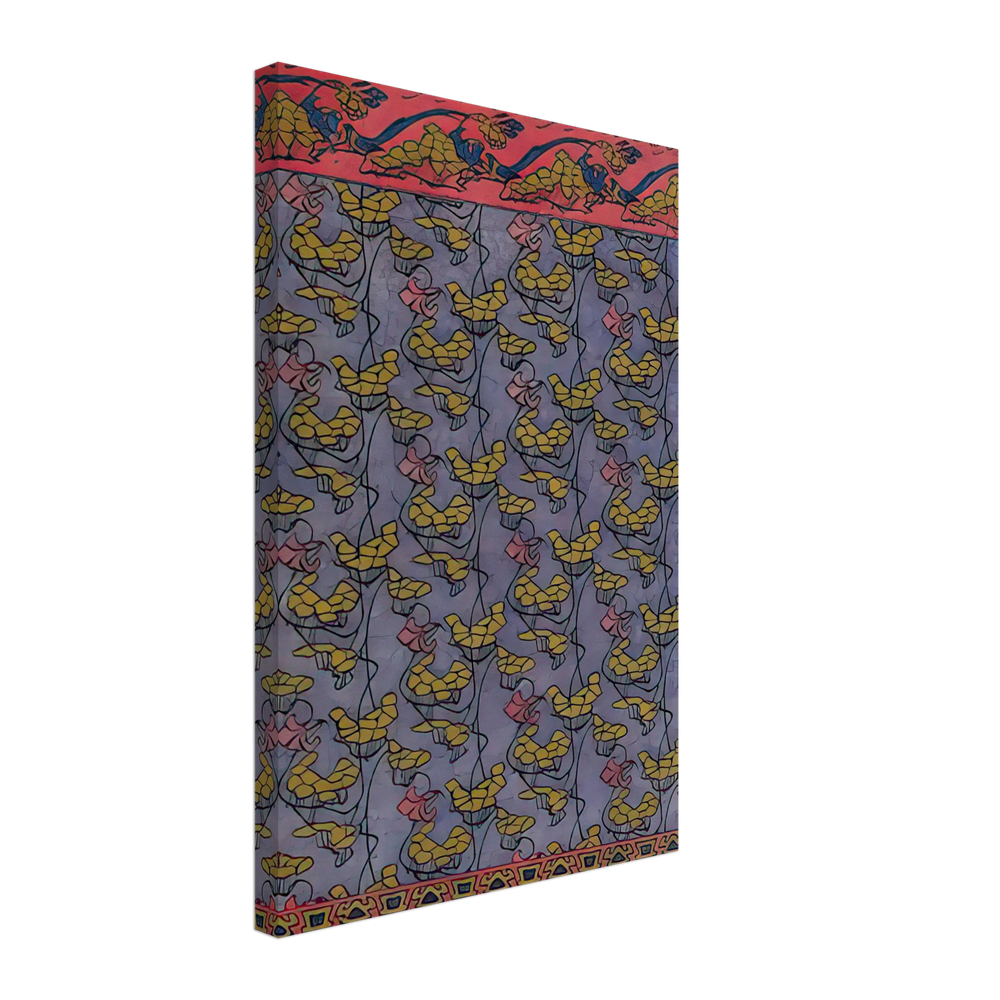 Wallpaper Design by Otto Eckmann, canvas