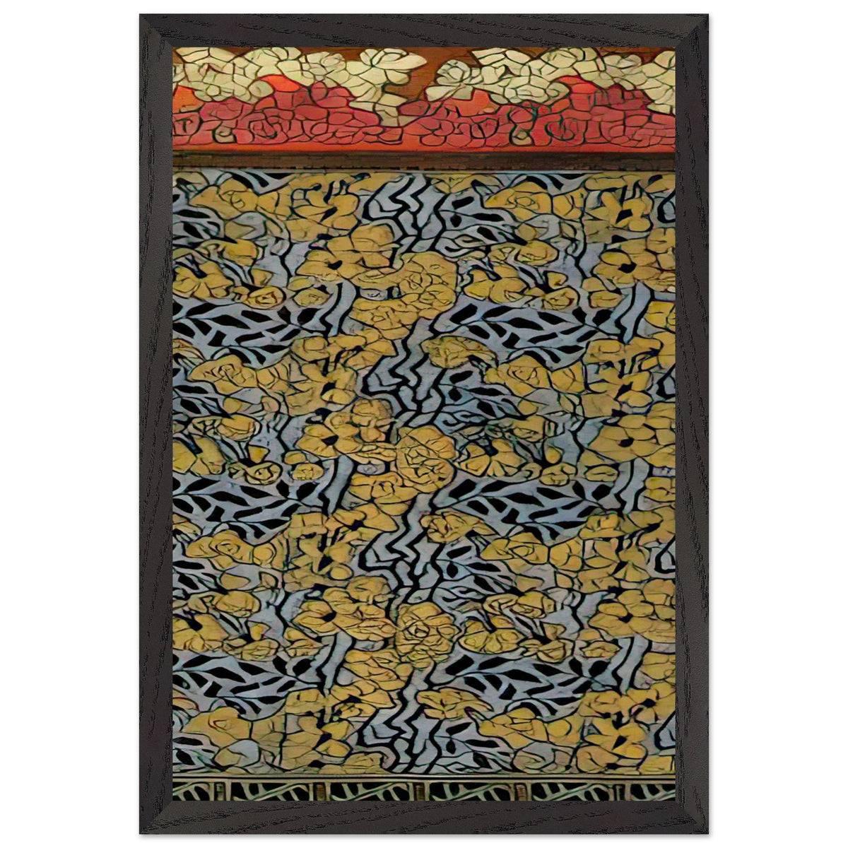 Wallpaper Design by Otto Eckmann, framed poster, view 2