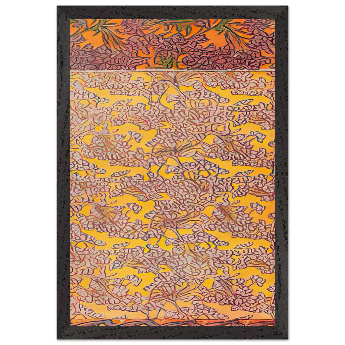 Wallpaper Design by Otto Eckmann, framed poster, view 2