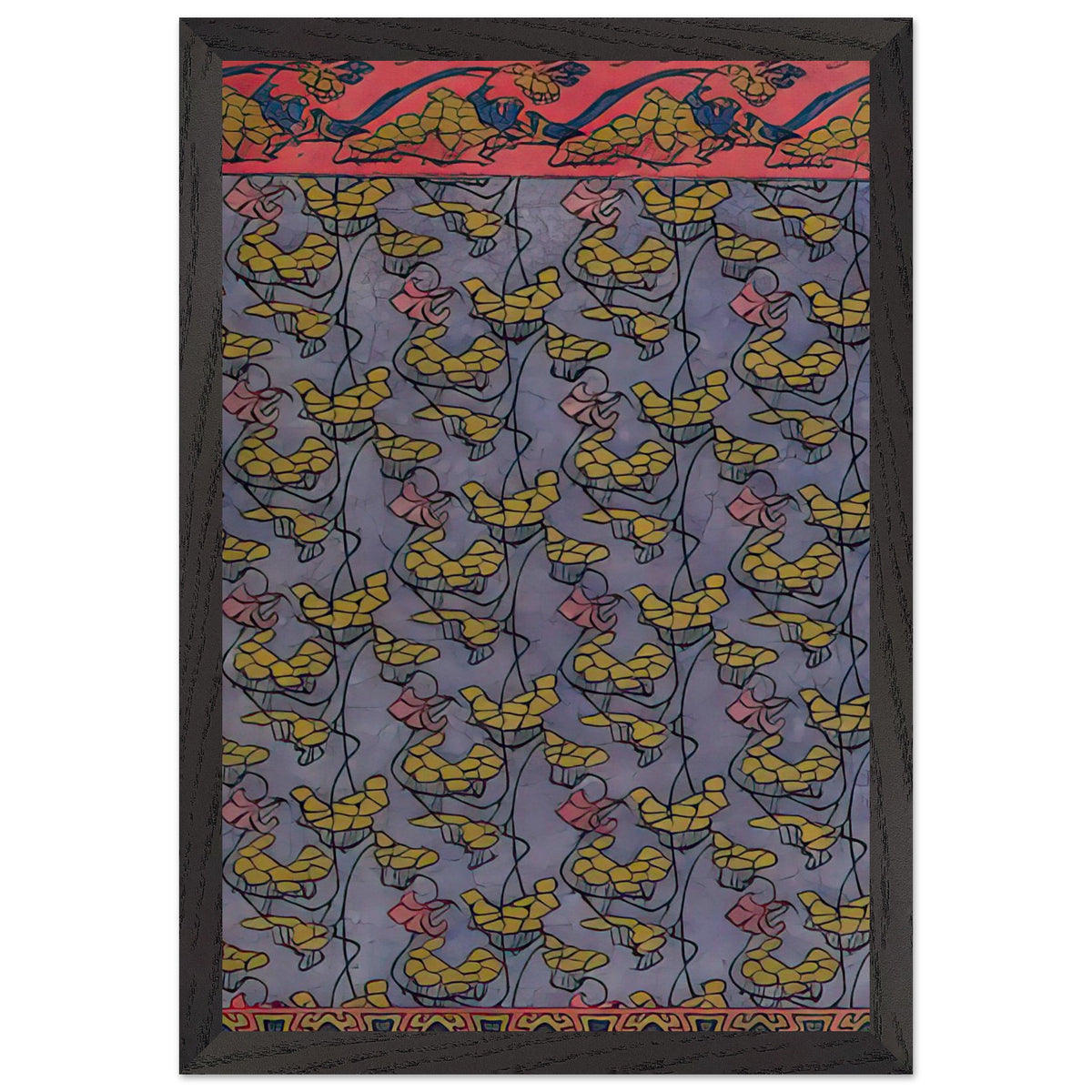 Wallpaper Design by Otto Eckmann, framed poster, view 2